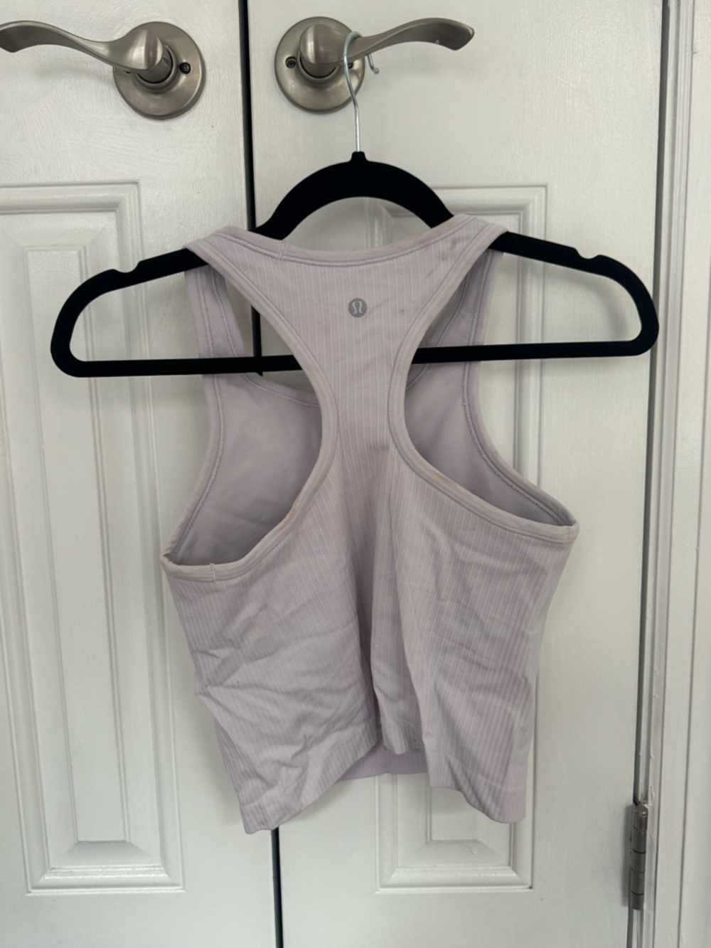 Lululemon Ebb to Street Cropped Tank - Lavender Dew - Picture 3 of 3